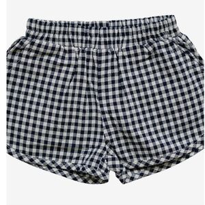 Mebie Baby 3t Navy Gingham Check Shorts